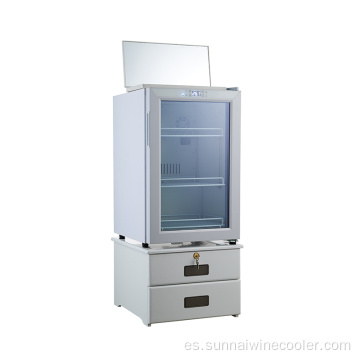 Mini refrigerador de estante extraíble para el refrigerador cosmético
